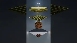 1M Gold 3D Cloth x Wooden Hex Mesh Sphere Sim | Which Looks Best? #3danimation #satisfying #asmr