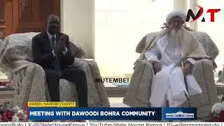 ASANTE SANAA RAIS TUNAKUPENDA LISTEN TO WHAT  DAWOOD COMMUNITY TOLD PRESIDENT RUTO!!