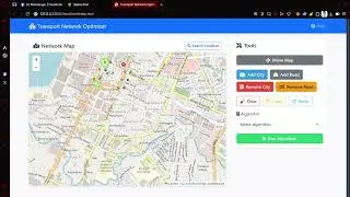 Transportation Network Optimization with Algorithmic Design and Performance Evaluation