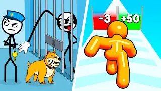 Thief Puzzle VS Tall Man Run - SpeedRun Gameplay Walkthrough (Android,iOS) NEW UPDATE Ep 1