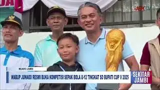 WABUP JUNAIDI RESMI BUKA KOMPETISI SEPAK BOLA U 12 TINGKAT SD BUPATI CUP V 2025