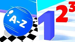 A-Z Run | Number Master - All Level Gameplay Android,iOS - NEW APK UPDATE GAME