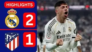 DERBY MADRILÈNE 🔥 | Real Madrid 2–1 Atlético | Résumé & Highlights #realmadrid #atleticomadrid