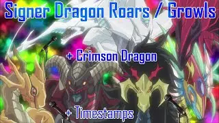 Yu-Gi-Oh 5D's Signer Dragon Roar/Growl Compilation