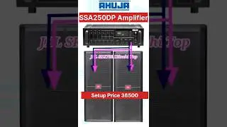Ahuja SSA 250Dp Amplifier  & JBL SRX722 Top Price 2026 #ahuja
