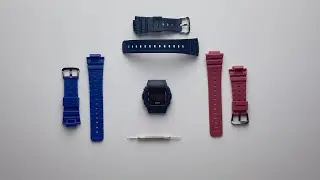 Changing Straps on a Casio G-SHOCK Digital Blackout Series DW5600