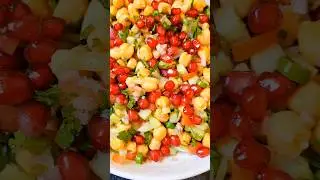 Easy 5-Min Salad Recipe #easyrecipes #simplerecipes #saladrecipes #chickpearecipes #recipesforkids