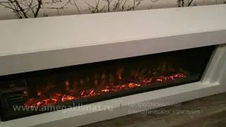 Электроочаг Royal Flame Vision 60 Log Led - длинный очаг для встраивания