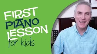 First Beginner Piano Lesson for Kids, PT1 - MakingMusicFun.net
