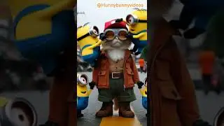 cute cat with minions ❤ #aivideo #rabbit #funny #cartoon #cat #music #viralvideo #cute #transformer