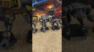 a little hobby time painting BattleTech Alpha strike Miniatures. #battletechalphastrike