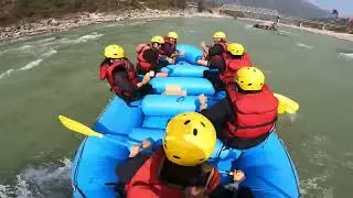 Family Rafting Adventure in Trishuli River | Thrilling Moments & Scenic Beauty