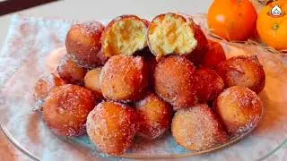 ORANGE CASTAGNOLE HOME MADE FOR CARNIVAL TIME