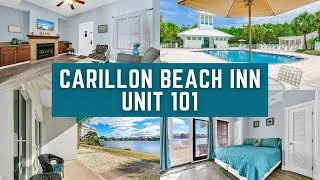 Lakefront Charm Steps from the Action! | Carillon Beach Inn Unit 101
