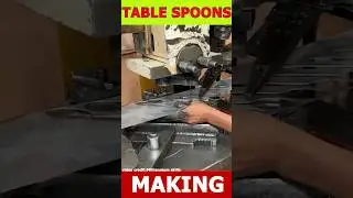 Making Of TABLE SPOONS || Table spoon making #ytshort