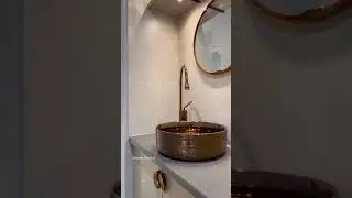 Scuba's Full Rose Gold Wash Basin #aesthetic #homedecor #aestheticinteriors #washbasin #home #reels