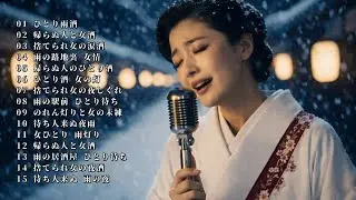 【神曲】雪の夜、グラスに映る未練…胸の奥に響く哀愁...心に沁みる昭和演歌名曲メドレー 🍶