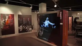 Visit the Leonard Bernstein at 100 Exhibit at the Ravinia Experience Center