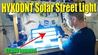 Hykoont 42,000 Lumen Solar Street Light.