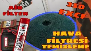 CROSS MOTORLARDA BASİT HAVA FİLTRESİ TEMİZLEME - DİRTBİKES AİR FİLTER CLEANİNG