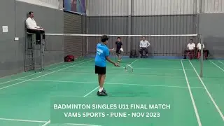 M163 - Under 11 Badminton Singles - Final Match | Yonex Sunrise VAMS Sports - Pune - Nov 2023