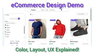 🎨 eCommerce Website Design Showcase | Clean & Modern Online Store Demo