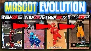 THE EVOLUTION OF MASCOTS NBA 2K15 - NBA 2K19