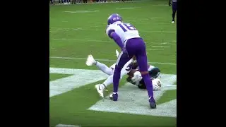 Montaric Brown intercepts the Sam Darnold pass vs. Minnesota Vikings