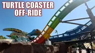 Turtle Coaster Off-Ride Footage (60FPS), Land of Legends ProSlide Water Coaster | Non-Copyright