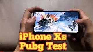 Test game pubg mobile iPhone x graphics hdr | Battery Drain Test