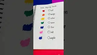 Kids Learn Colors & Beginning Sounds 🎨🔤 | Fun Learning Shorts