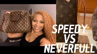 LOUIS VUITTON SPEEDY 30 VS NEVERFULL COMPARAISON