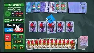 Trying the Poly Queen balatro run (end)