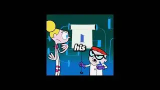 Ди Ди пытается приклеить свои волосы обратно. #dexterslaboratory #fyp #anime #movie #funnyvideo