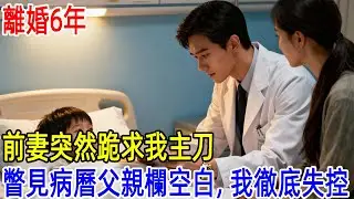 離婚6年，前妻突然跪求我主刀，看到病曆單上父親一欄的空白，我瘋了#故事頻道 #故事分享 #情感#臺灣#情感故事#幸福人生