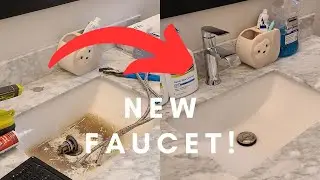 Установка однорычажного смесителя для ванной Moen Genta