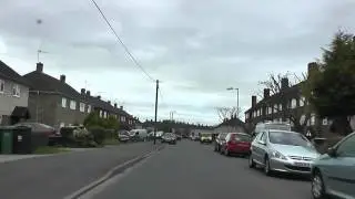Driving Along Burleigh Road, Drake Avenue, Rea Way & Broadway Grove, Worcester, Worcestershire, UK