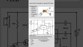 Clap Switch Controller Using IC555 | DIY Mini Project #clap #experiment #miniproject #diyproject