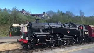 Standard 4 tank 80080 enters wirksworth