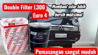Cara Pasang Double Filter L300 Euro 4/Filter solar Tambahan. #automobile #l300 #elsapek #cabe