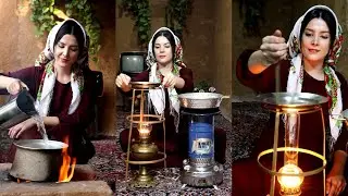 Village Girl Cooks Authentic Iranian Dish | Making Tabrizi Tomato Ash Over Fire