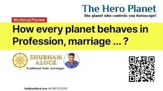 (Hindi) Predict Complete Chart from One Planet - Master Key to Planet House Predictions