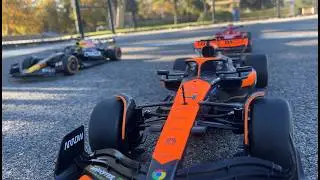 Racing the new Mclaren F1 RC cars by Maisto from Costco! Lando Norris World Champion Formula1 car!