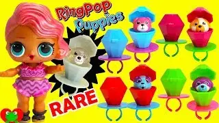 Opening Ring Pop Puppies Rare Find LOL Pearl Limited Edition Treasure Game