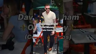 Beckham&rsquo;s old money vibes 🕴️💼 Classic colors, timeless style.