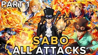 Sabo | Mera Mera No Mi | Attacks and Abilities | PART 1 |【4K】| ~ One Piece