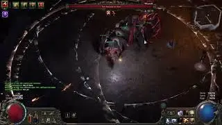 0.4 POE2 white talisman vs Arbiter (lvl33 Pounce wolves) (Second Wind league)