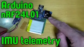 IMU telemetry via nRF24L01 ack payload (arduino)