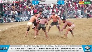 Khatkar Vs Chhatar | खटकड़ Vs छात्तर घणा तगड़ा मैच | Kabaddi Match at Baroda Jind #kabaddi #haryana