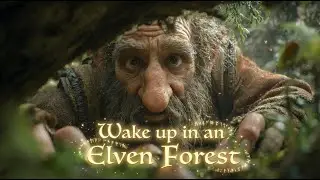 You Wake Up in an Elven Forest 🌿✨ | Relaxing Fantasy Ambience with Music | POV Walk